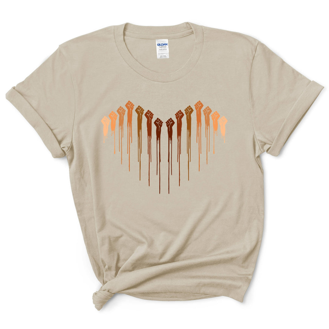 Raised Fist Heart Shirt