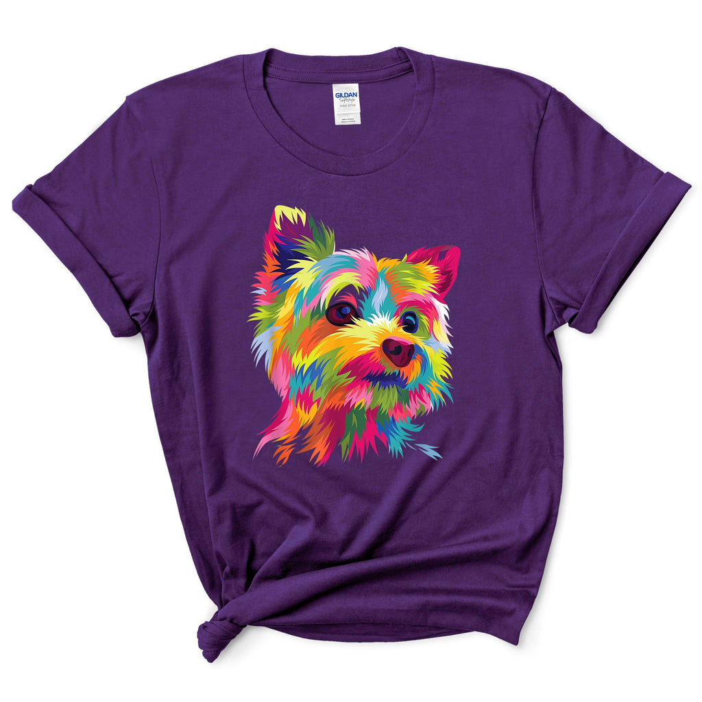 Coloring Yorkie Lover Shirt