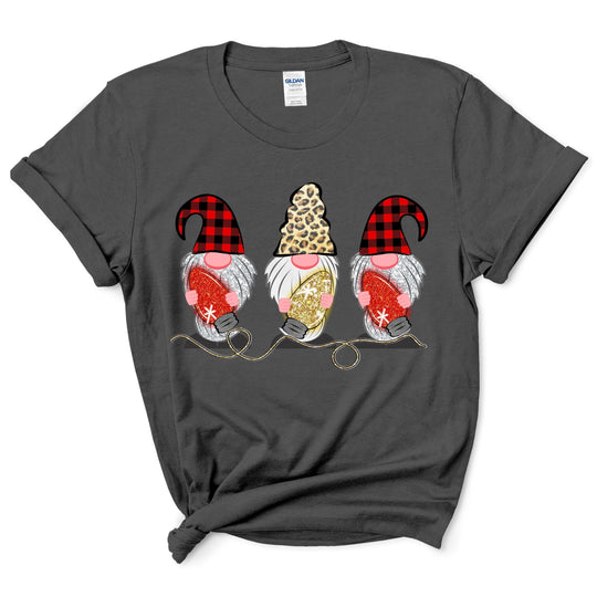 Gnomes with festoon lights