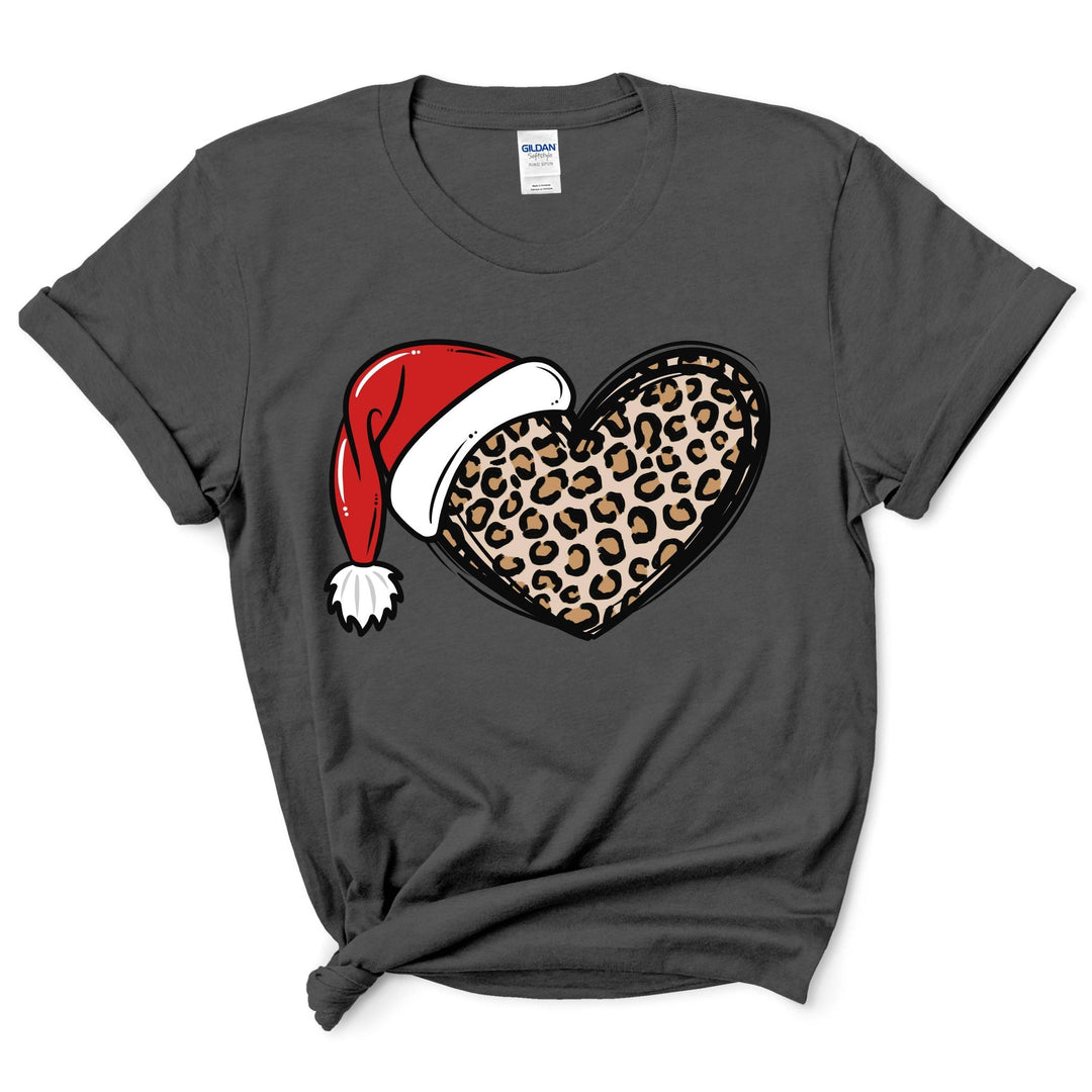 Christmas Cheetah Heart Shirt