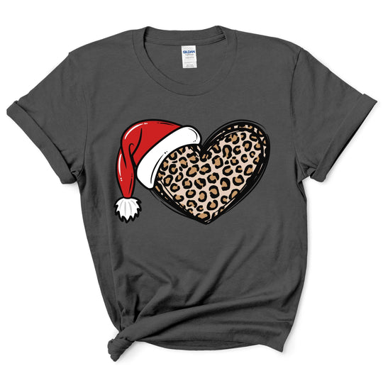 Christmas Cheetah Heart Shirt