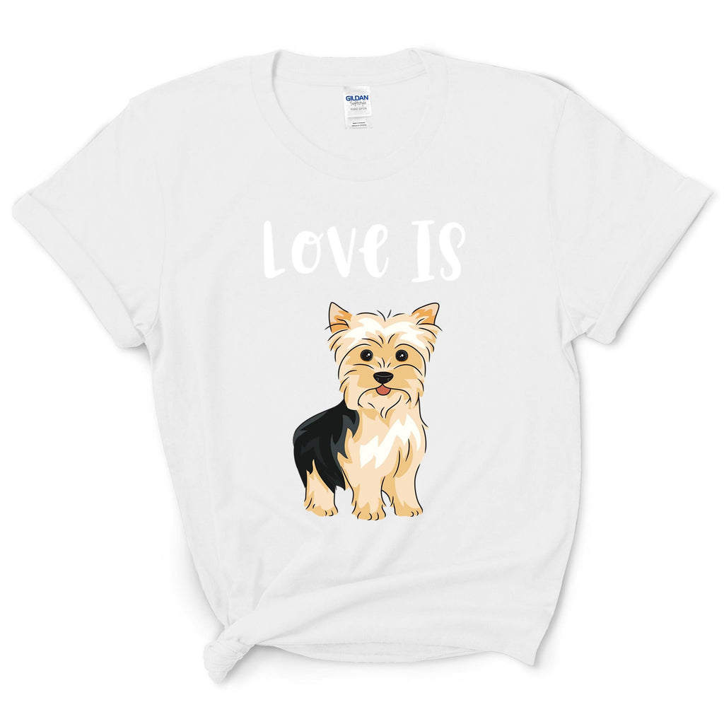 Love Is Yorkie Mom Shirt