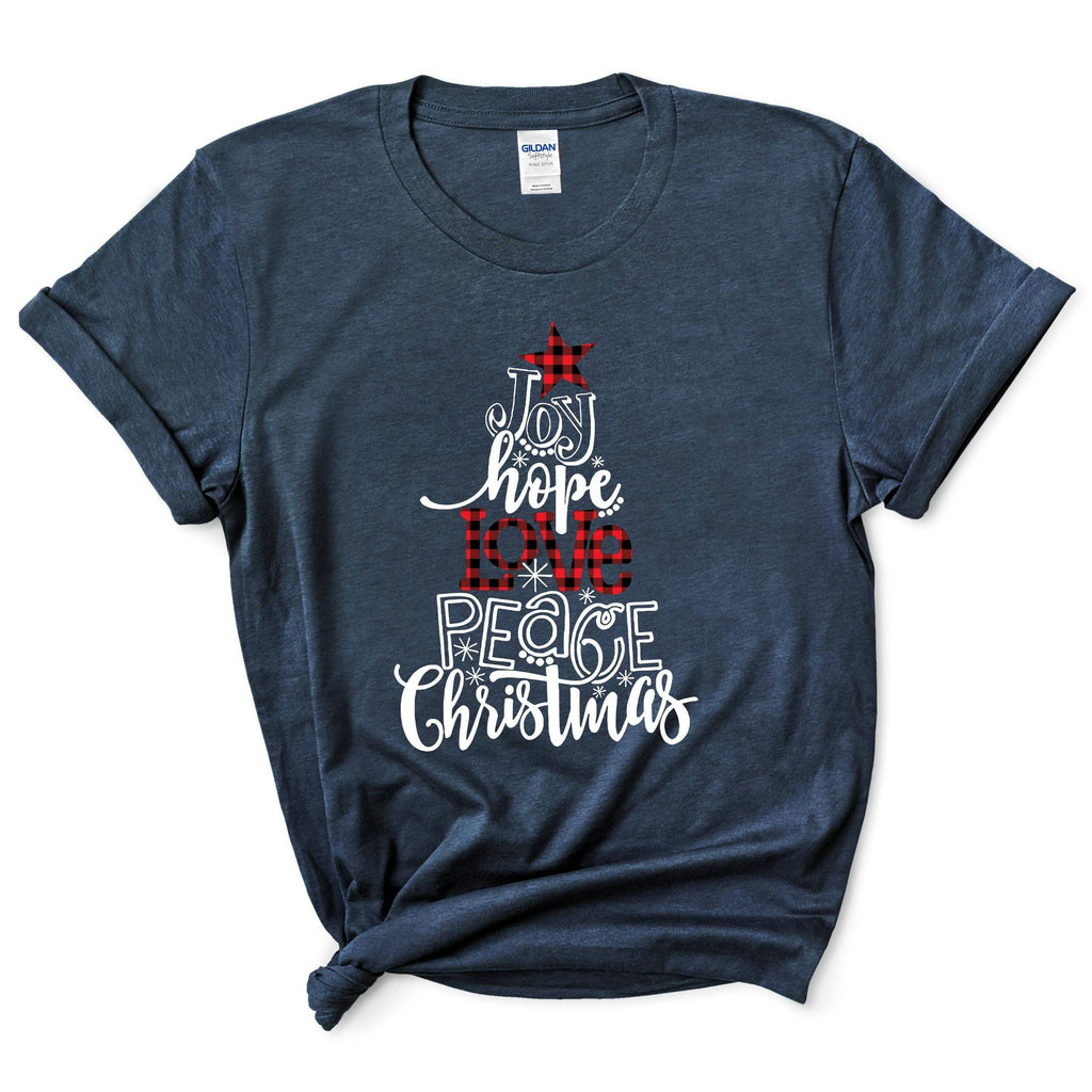 Joy Hope Love Peace Christmas Shirt