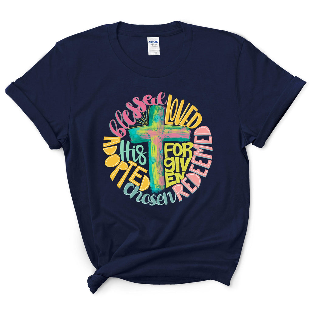 Watercolor Cross Shirt