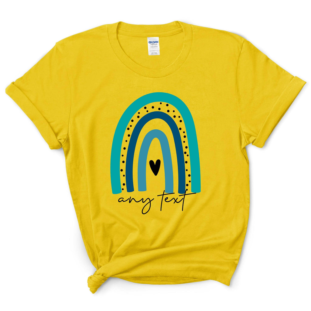Boho Blue Rainbow Shirt