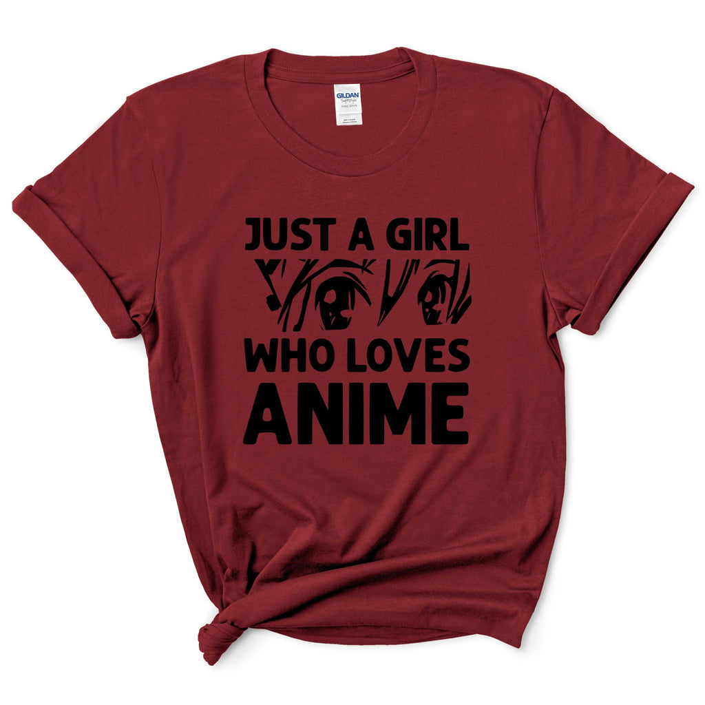 Girl Who Loves Anime Shirt