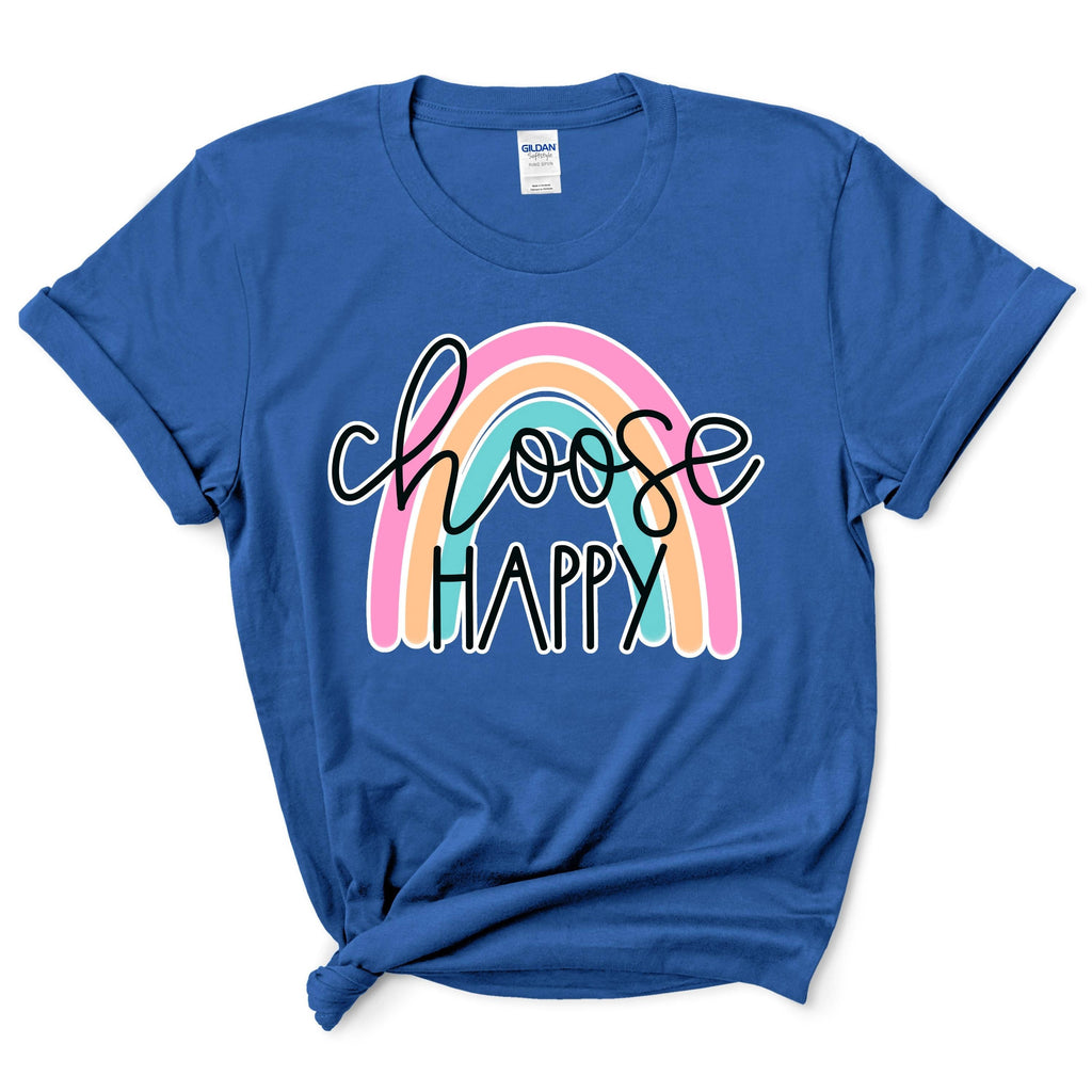 Choose Happy Rainbow Shirt