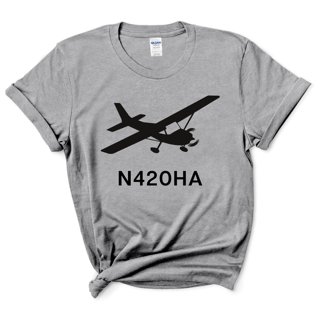 Custom Tail Number Pilot Shirt