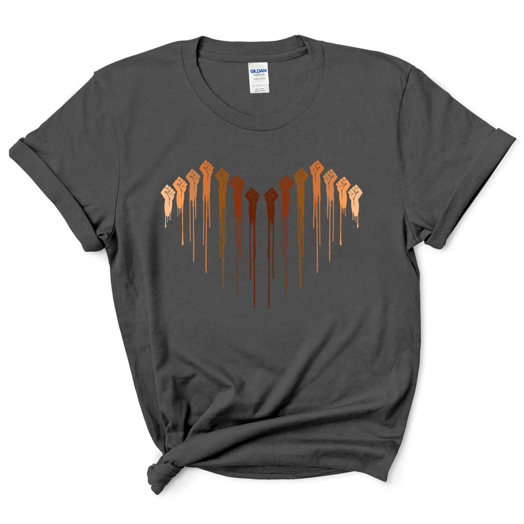 Raised Fist Heart Shirt