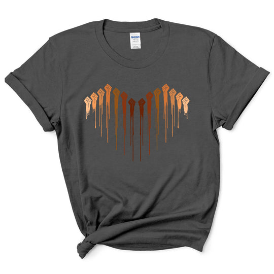 Raised Fist Heart Shirt
