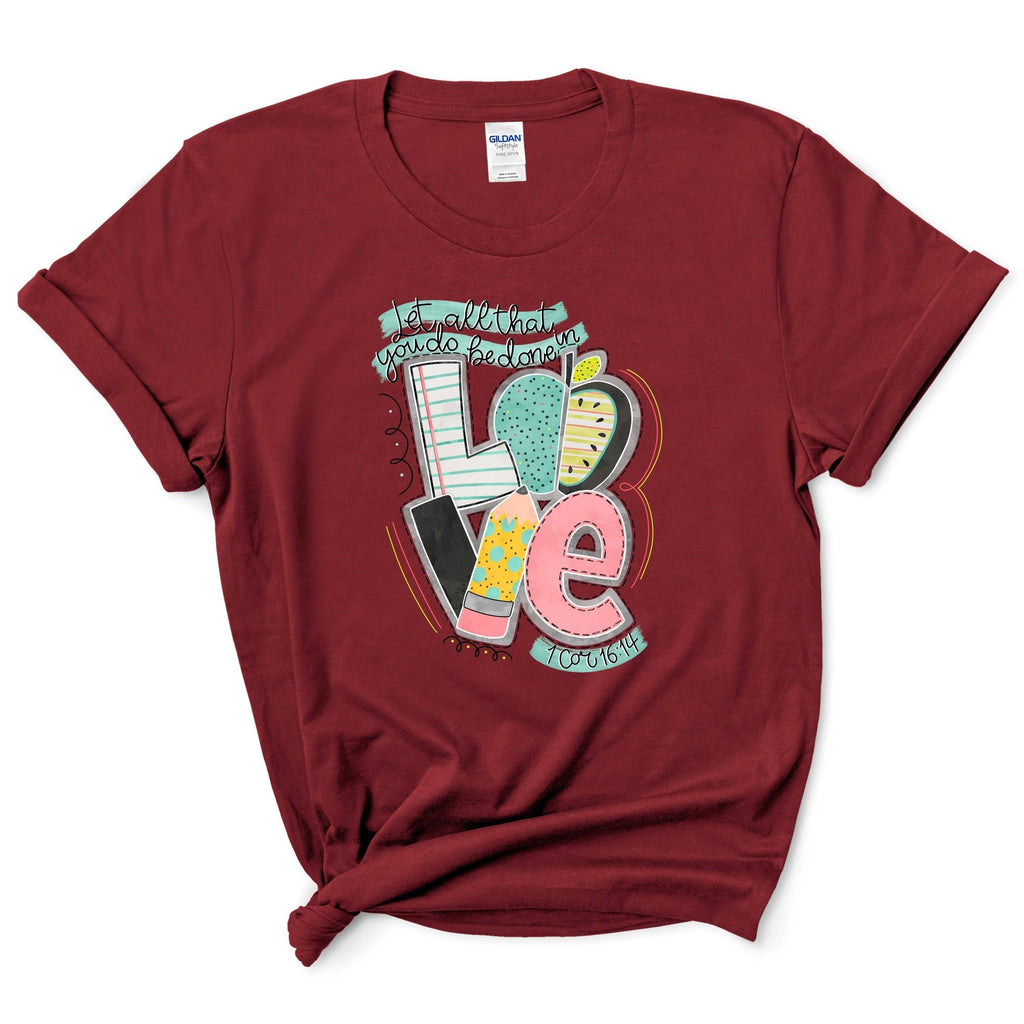 1 Corinthians Scripture Teacher Shirt
