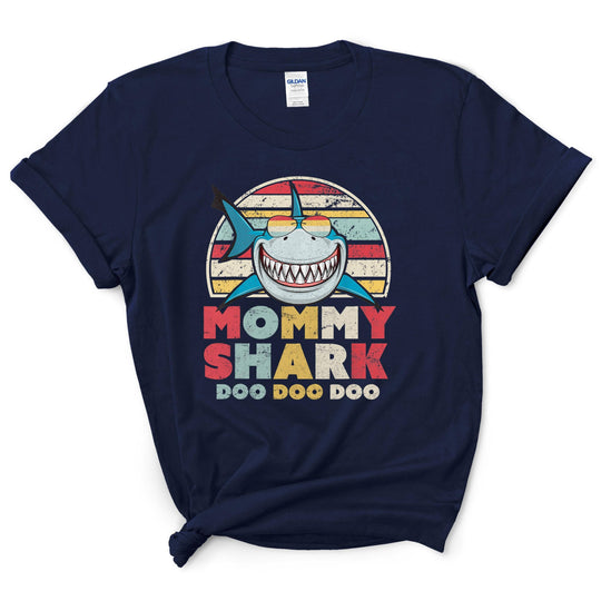 Vintage Mommy Shark Shirt