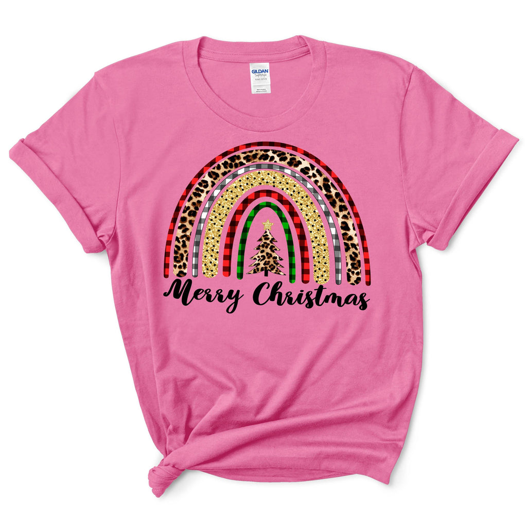 Leopard Christmas Rainbow