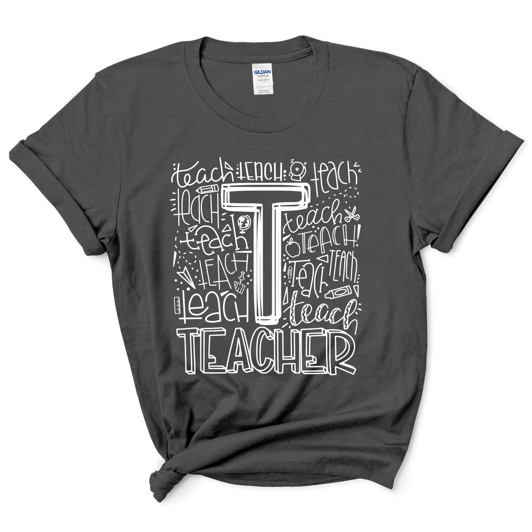 Teacher Typography Shirt