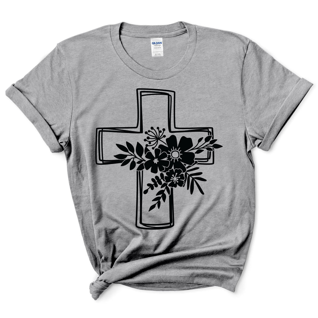 Floral Cross Shirt