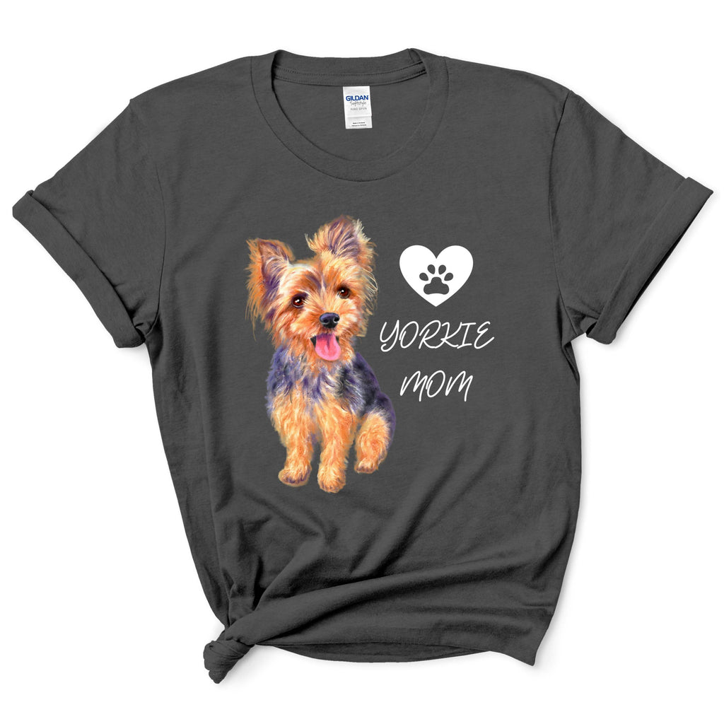 Yorkie Mom Shirt Gift For Dog Mom