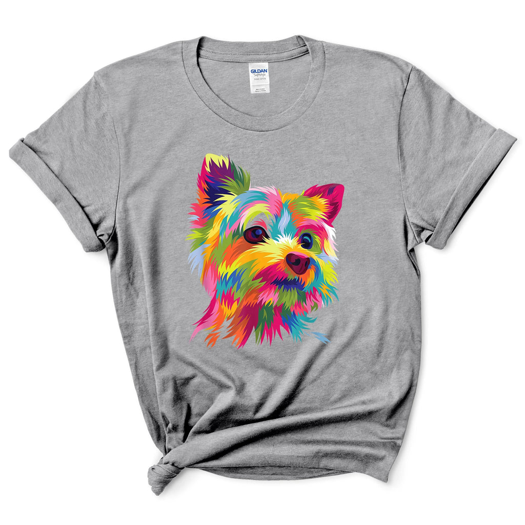 Coloring Yorkie Lover Shirt