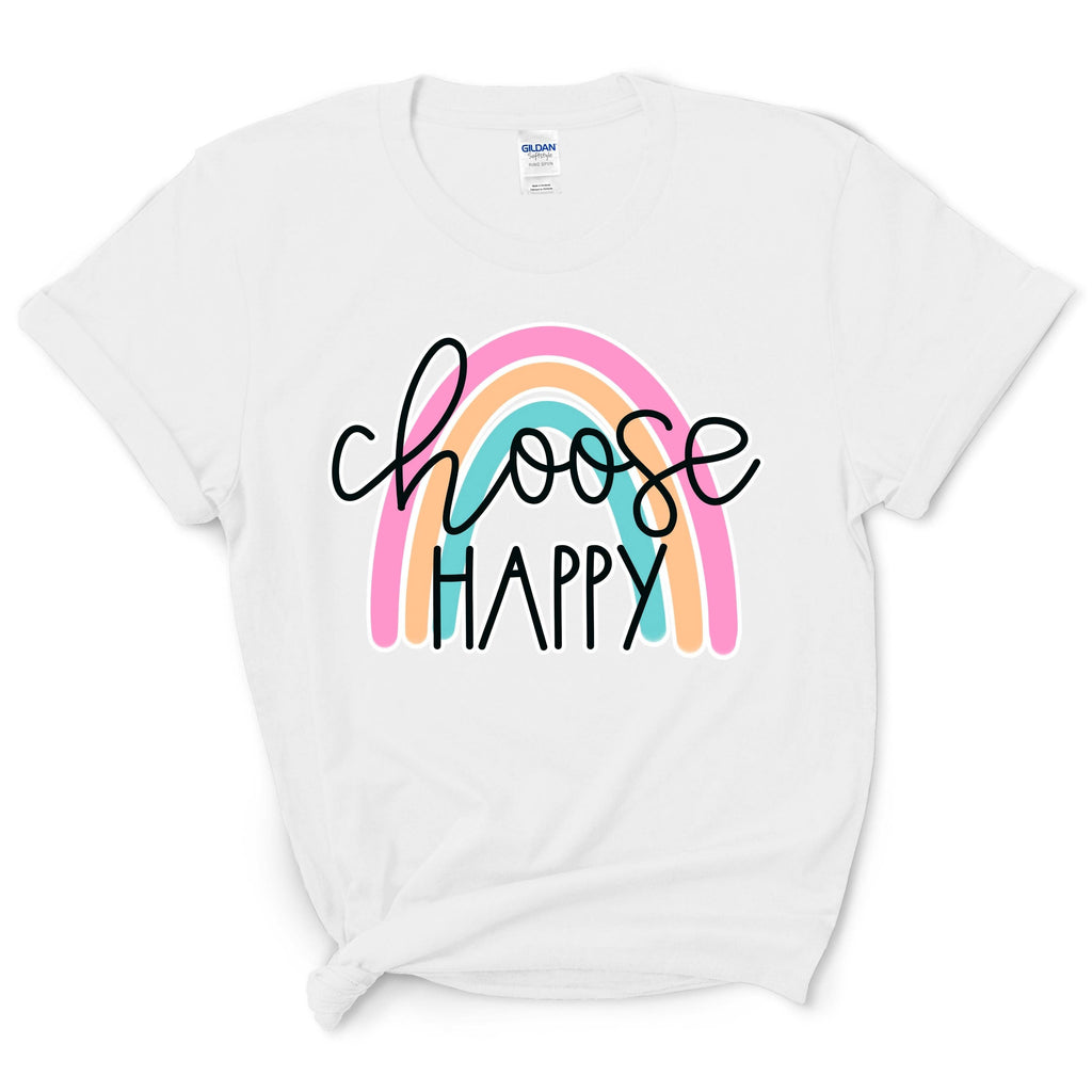 Choose Happy Rainbow Shirt