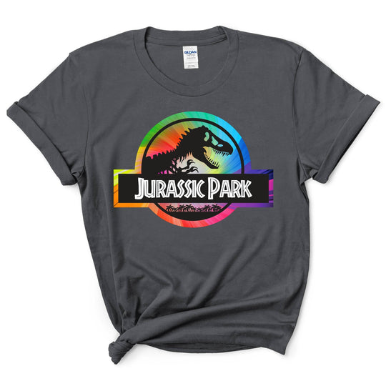 Custom Rainbow Jurassic Park Shirt