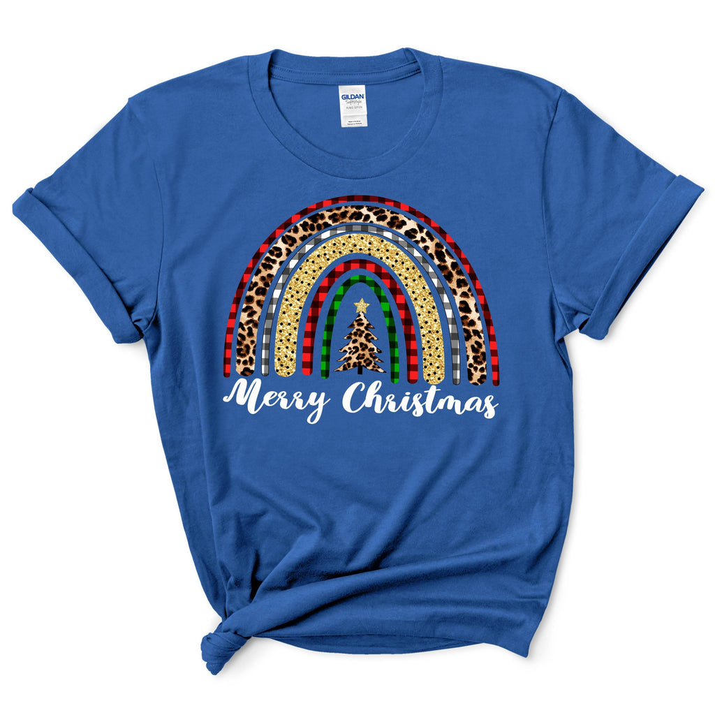 Leopard Christmas Rainbow