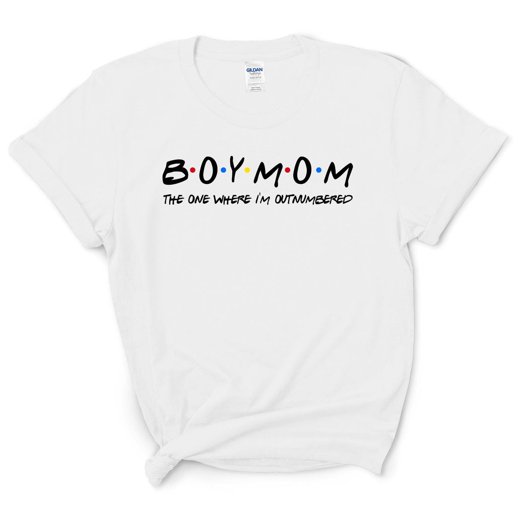 Boymom The One Where I'm Outnumbered Shirt