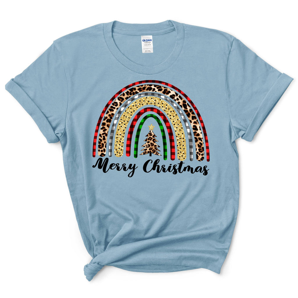 Leopard Christmas Rainbow