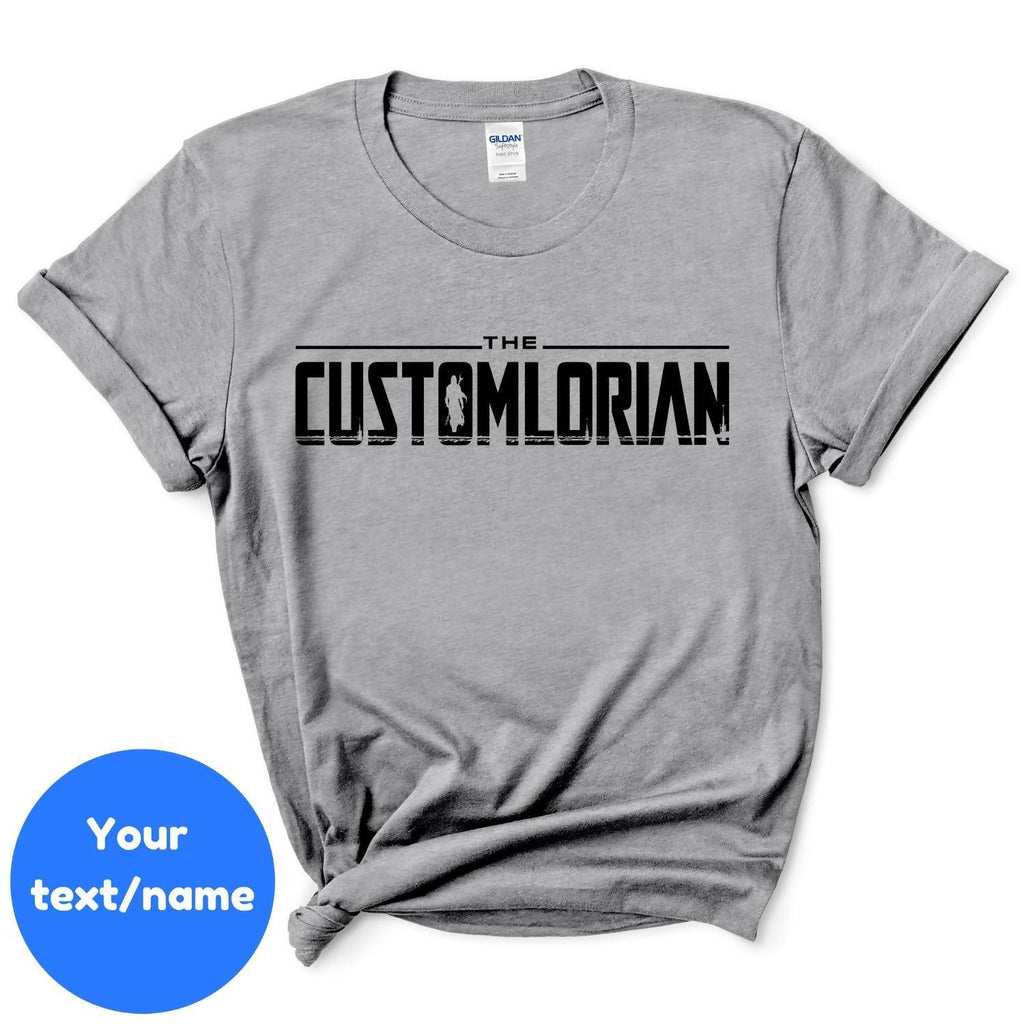 Mandalorian Custom Text/Name Shirt