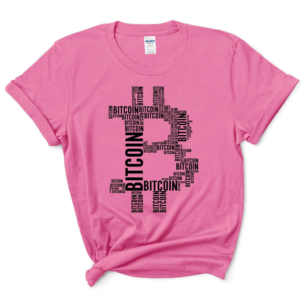 Bitcoin Crypto Typography Shirt