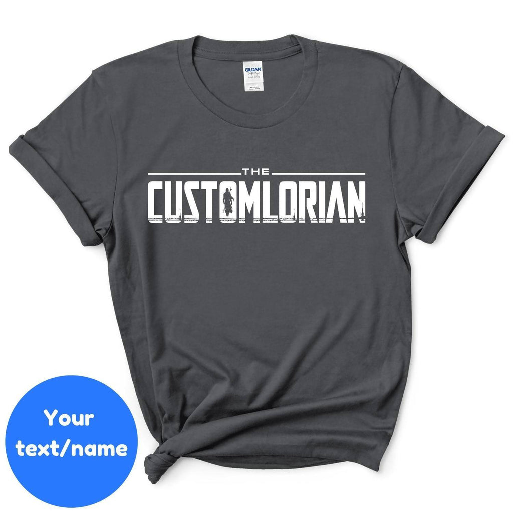 Mandalorian Custom Text/Name Shirt
