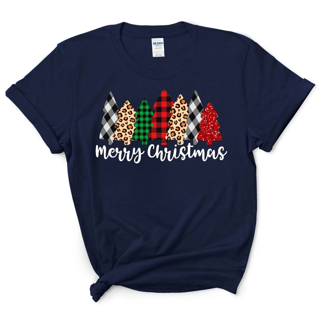 Leopard Christmas Tree Shirt