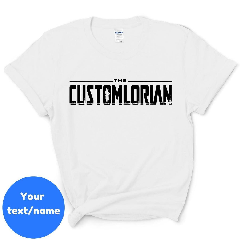 Mandalorian Custom Text/Name Shirt