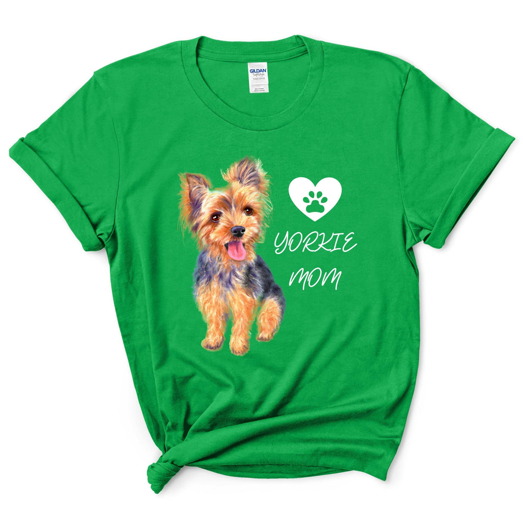 Yorkie Mom Shirt Gift For Dog Mom