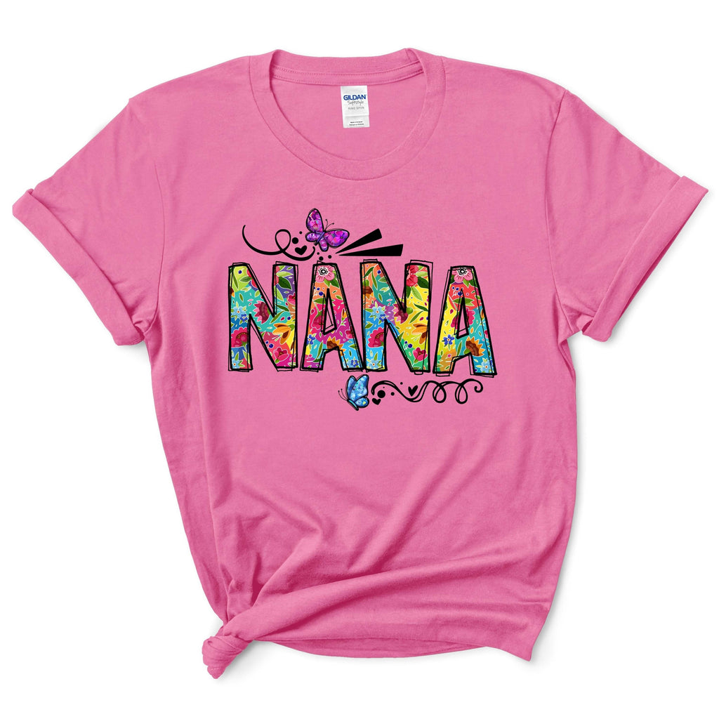Floral Nana Gift Shirt