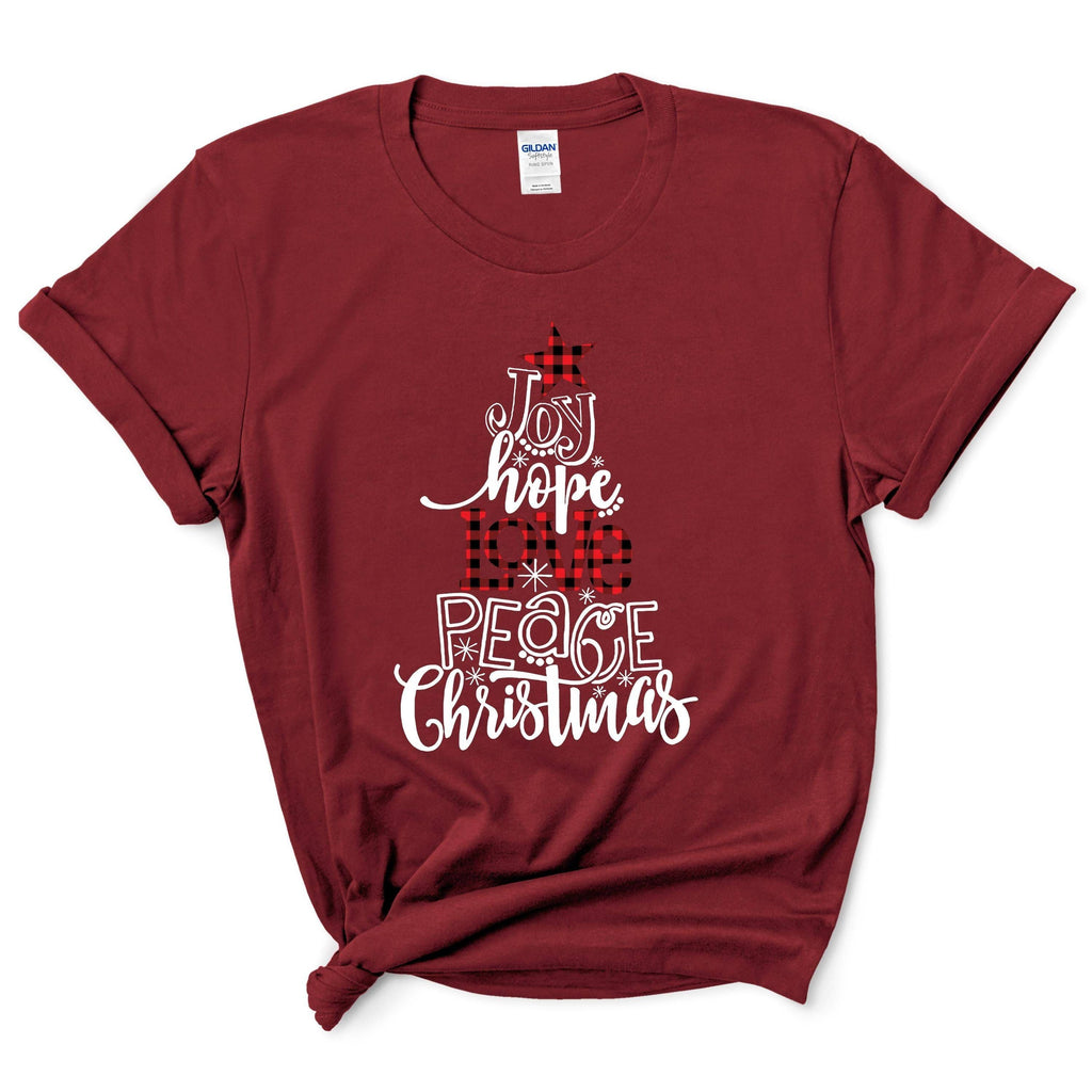 Joy Hope Love Peace Christmas Shirt