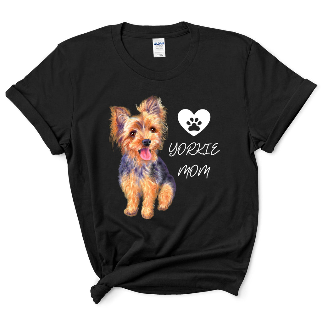 Yorkie Mom Shirt Gift For Dog Mom