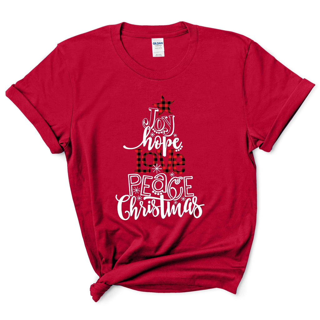Joy Hope Love Peace Christmas Shirt