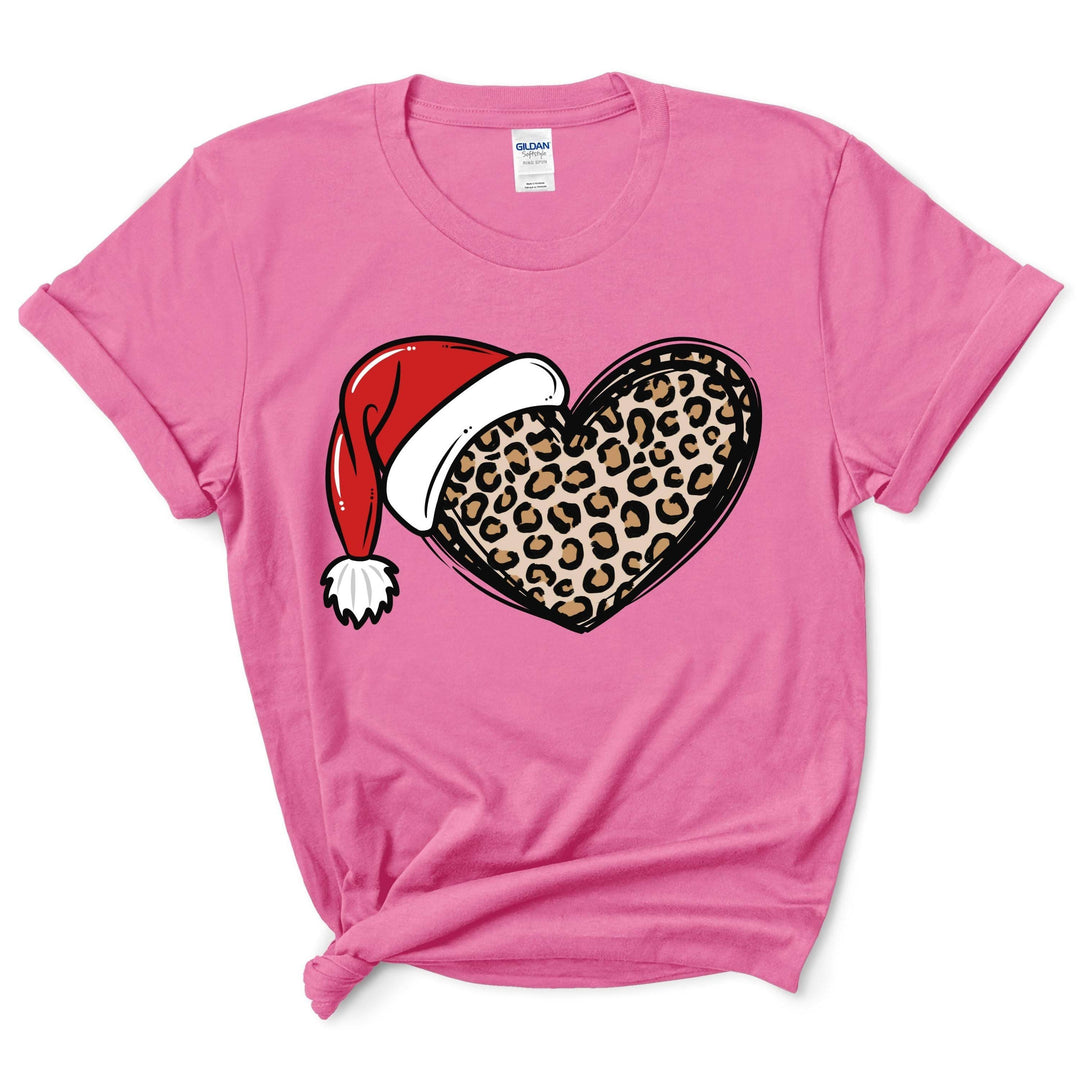 Christmas Cheetah Heart Shirt