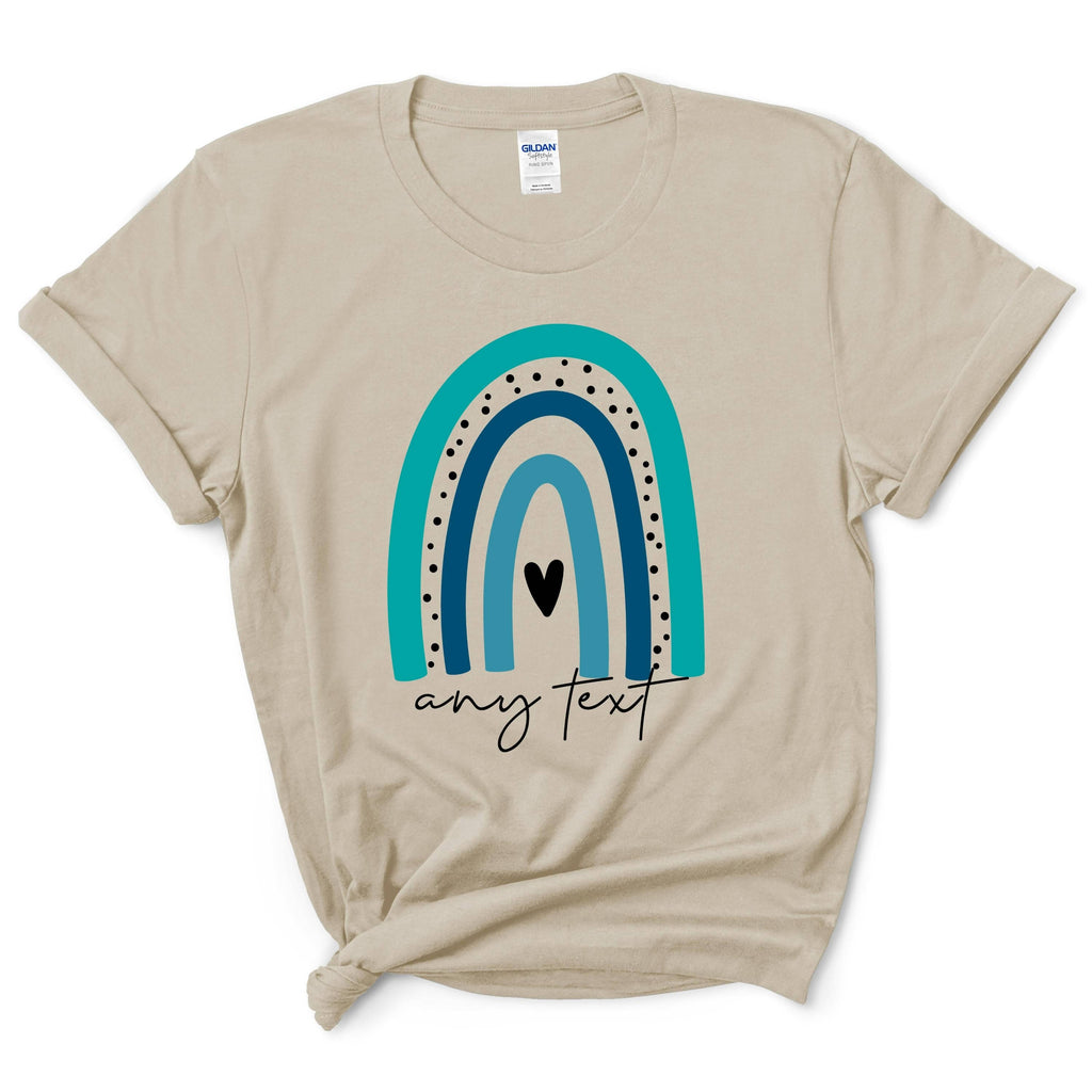 Boho Blue Rainbow Shirt