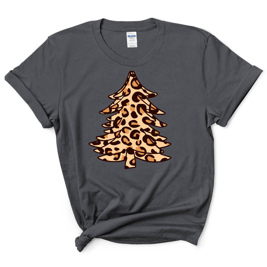 Leopard Cheetah Christmas Tree Shirt