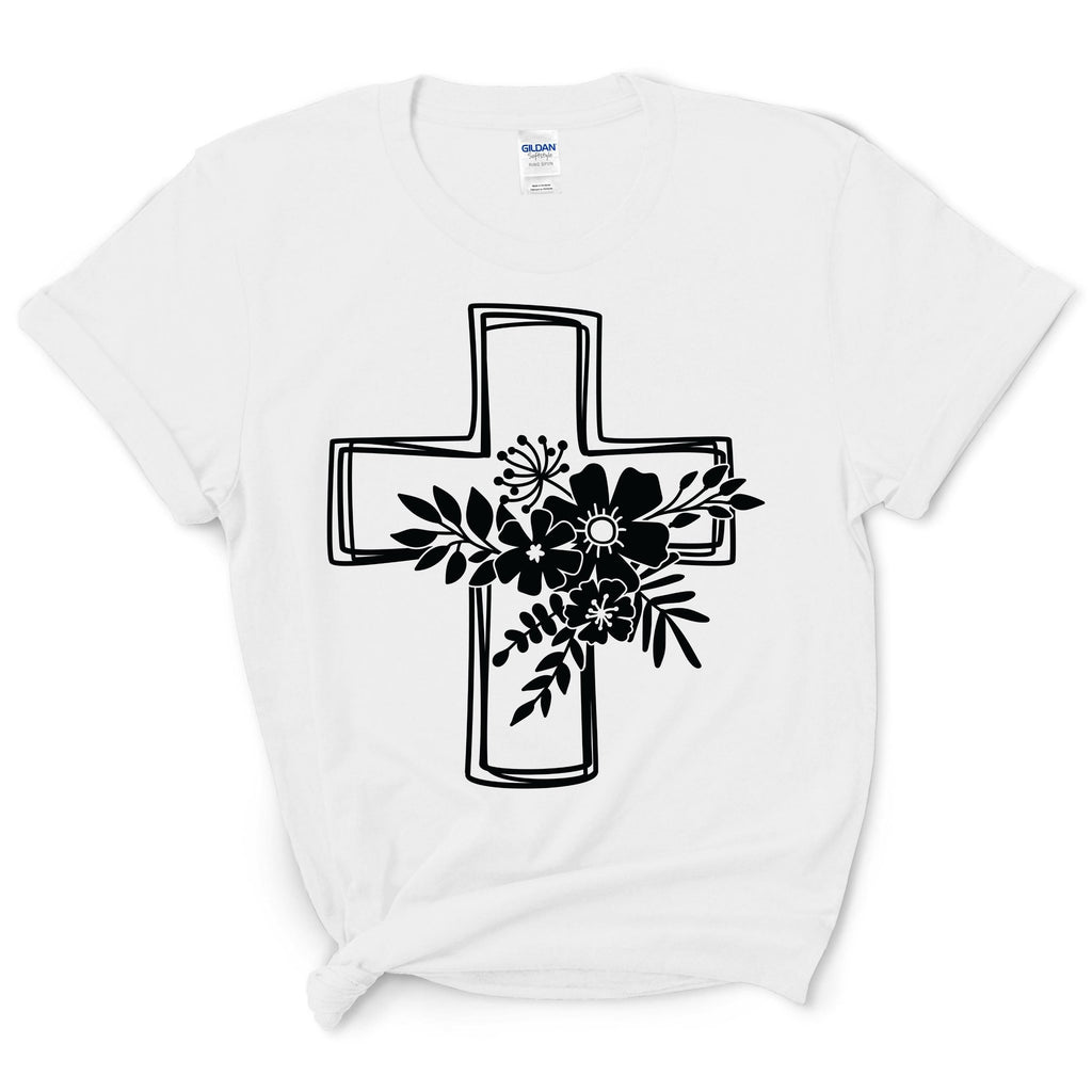Floral Cross Shirt