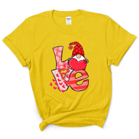 Valentines Day Gnome Love Shirt