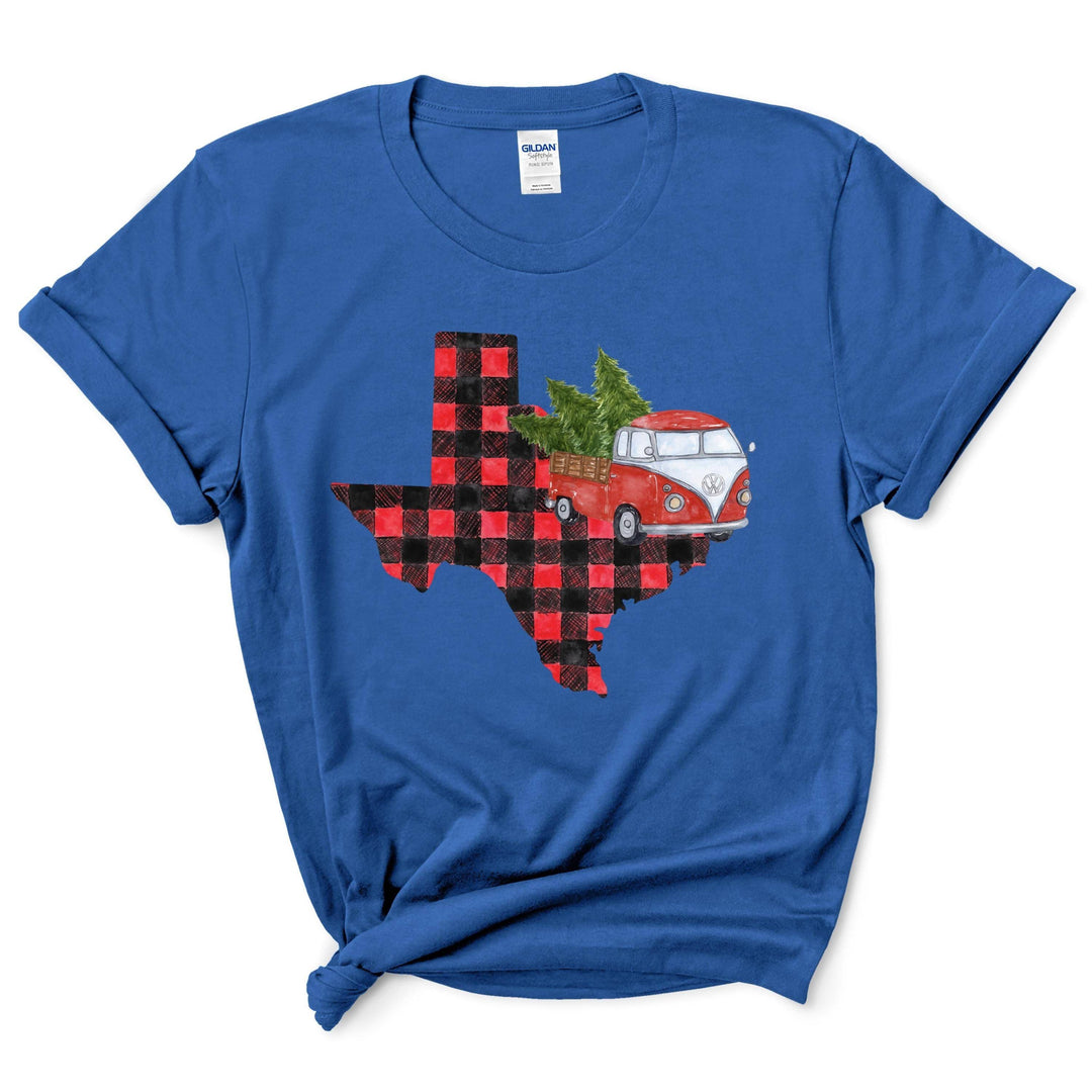 Christmas Plaid States Shirts