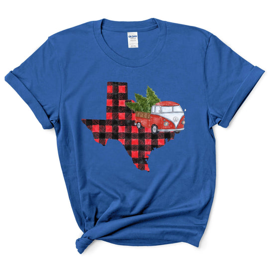 Christmas Plaid States Shirts