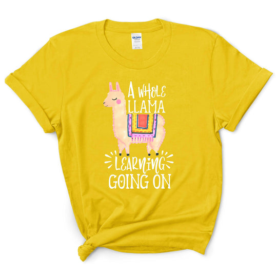 A Whole Llama Goin On Shirt