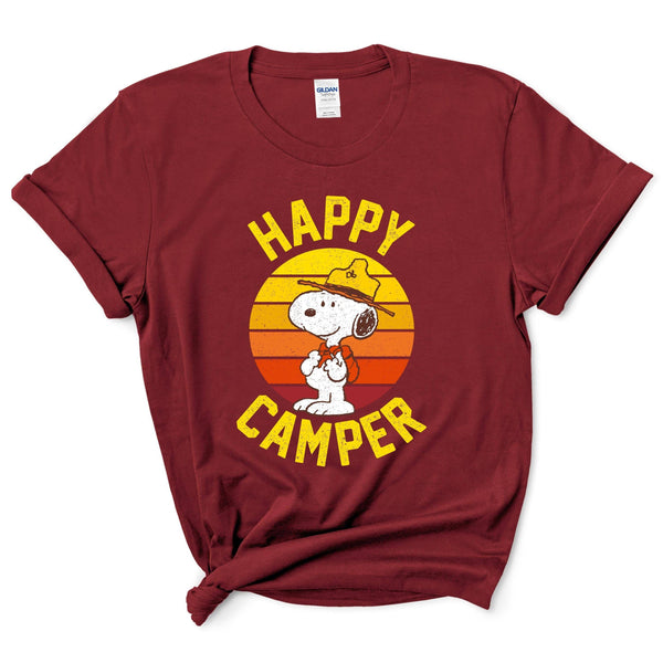 Happy Camper Snoopy Shirt