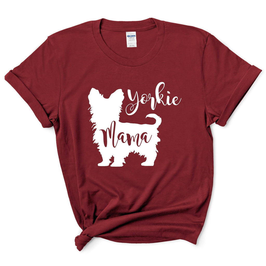 Yorkie Mama Shirt Gift For Dog Mom