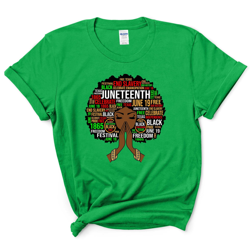 Juneteenth Black Woman 1865 Shirt