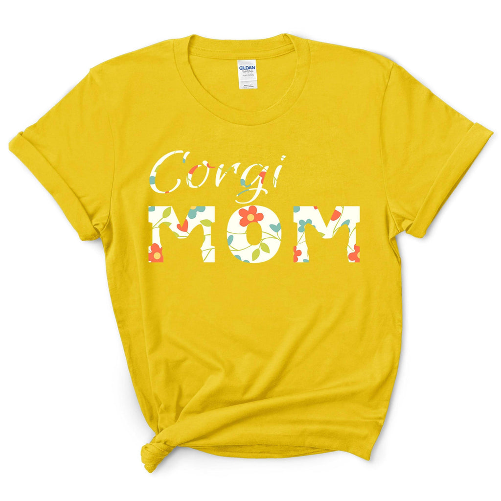 Corgi Mom Shirt Gift For Dog Mom