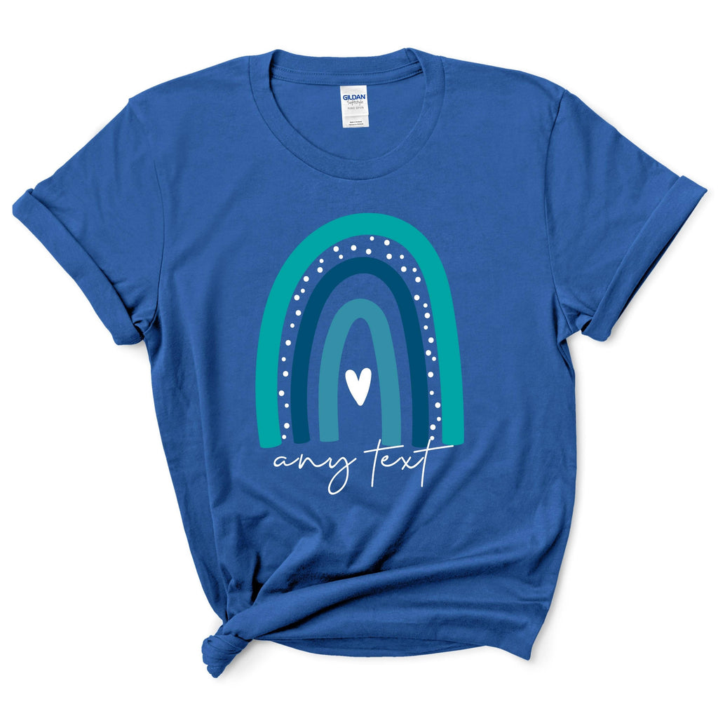 Boho Blue Rainbow Shirt