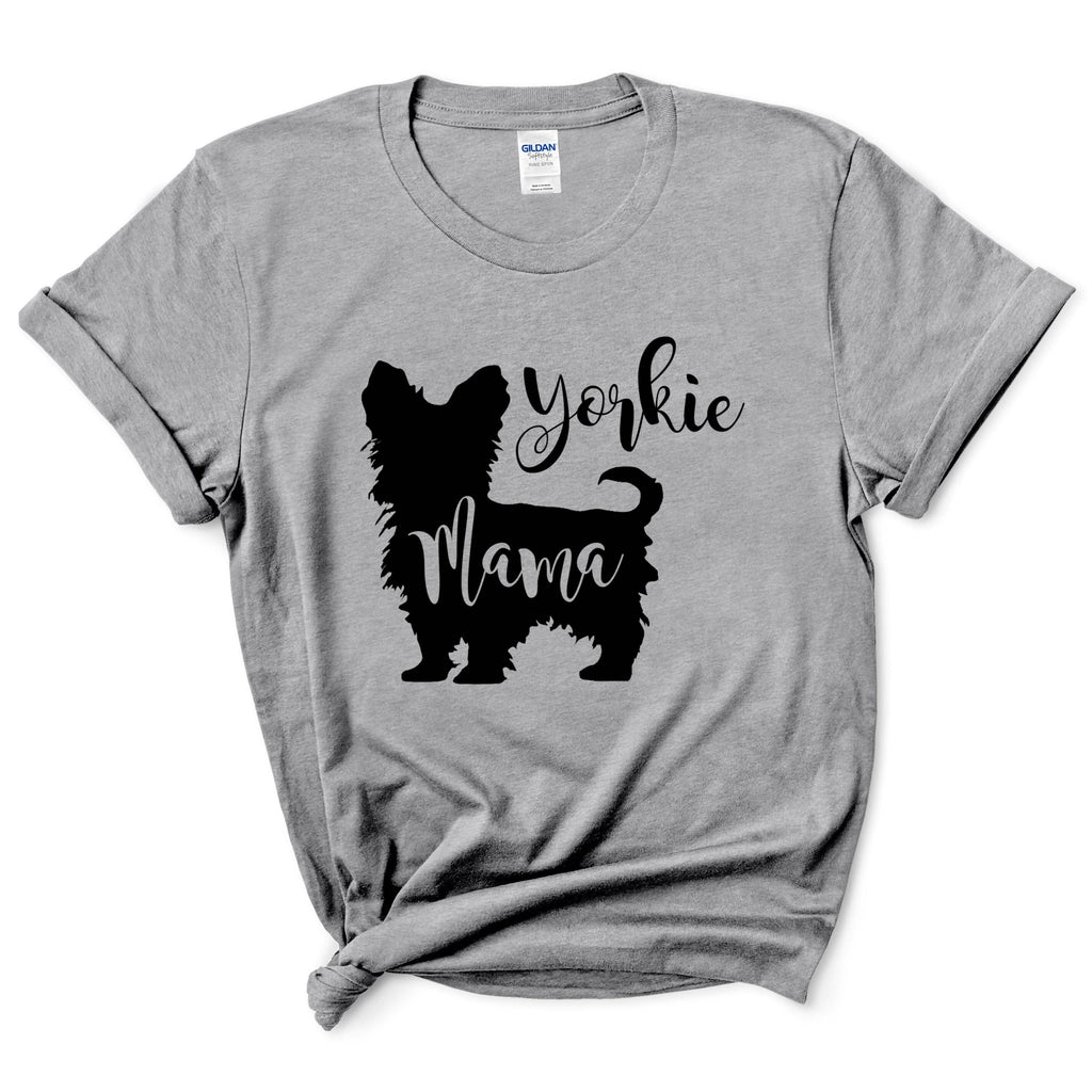 Yorkie Mama Shirt Gift For Dog Mom